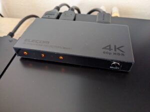 ELECOM HDMI切替器拡大写真